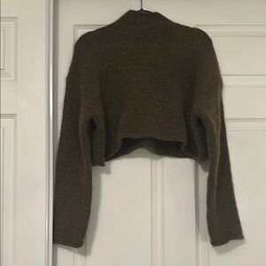 Olive Green Women's Sweater